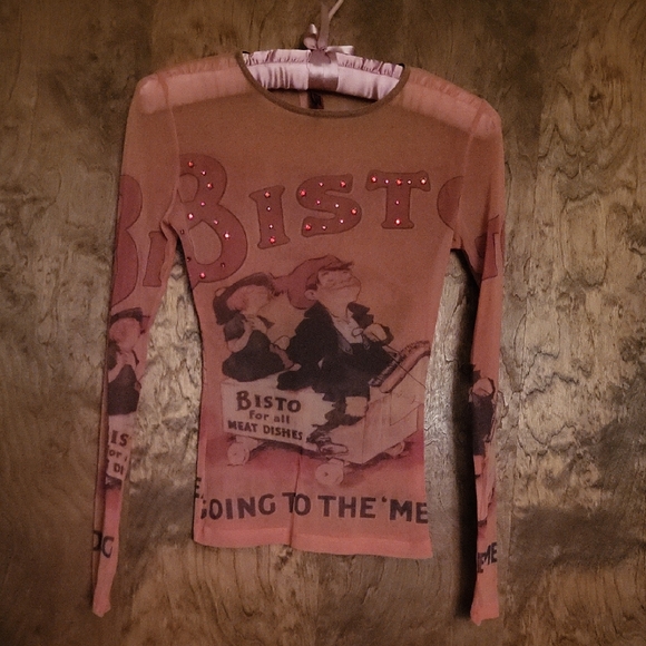 Tops - Vintage Graphic Long Sleeve Top M